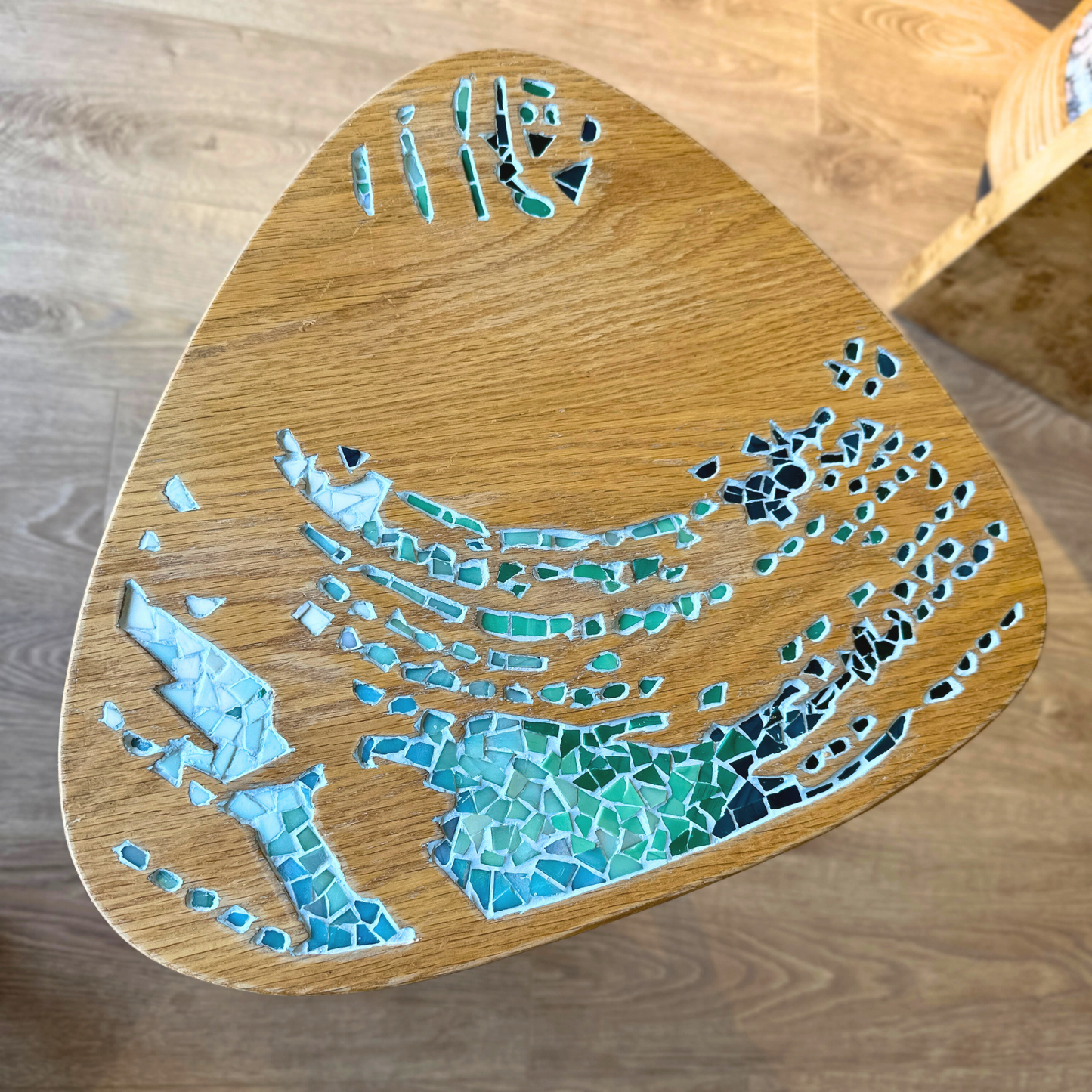 Carven mosaic table