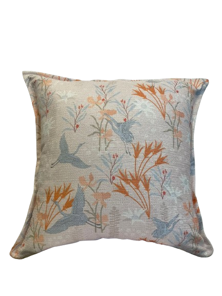 nina june orange colorful cushion ( with filling)