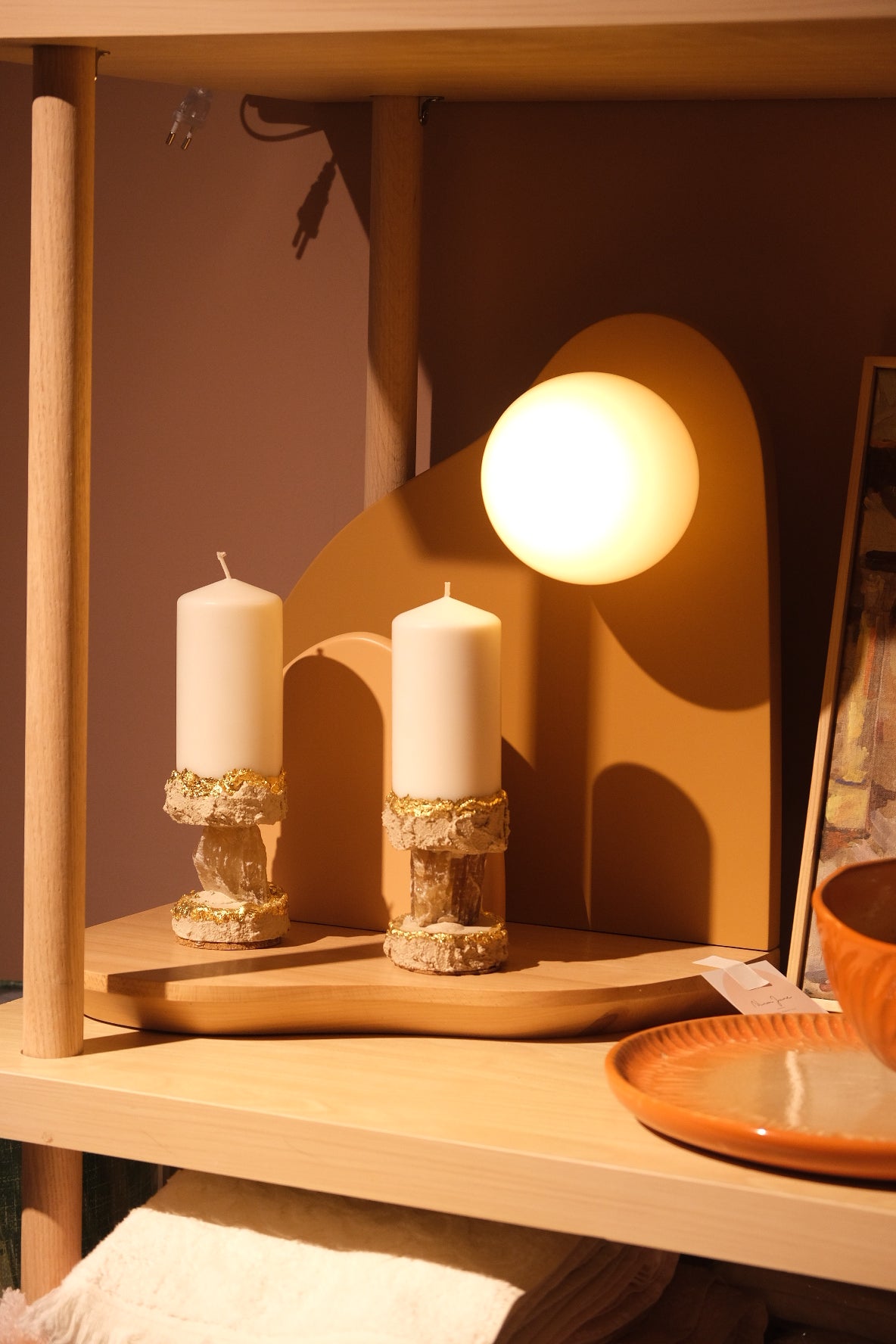 Wave bedside table