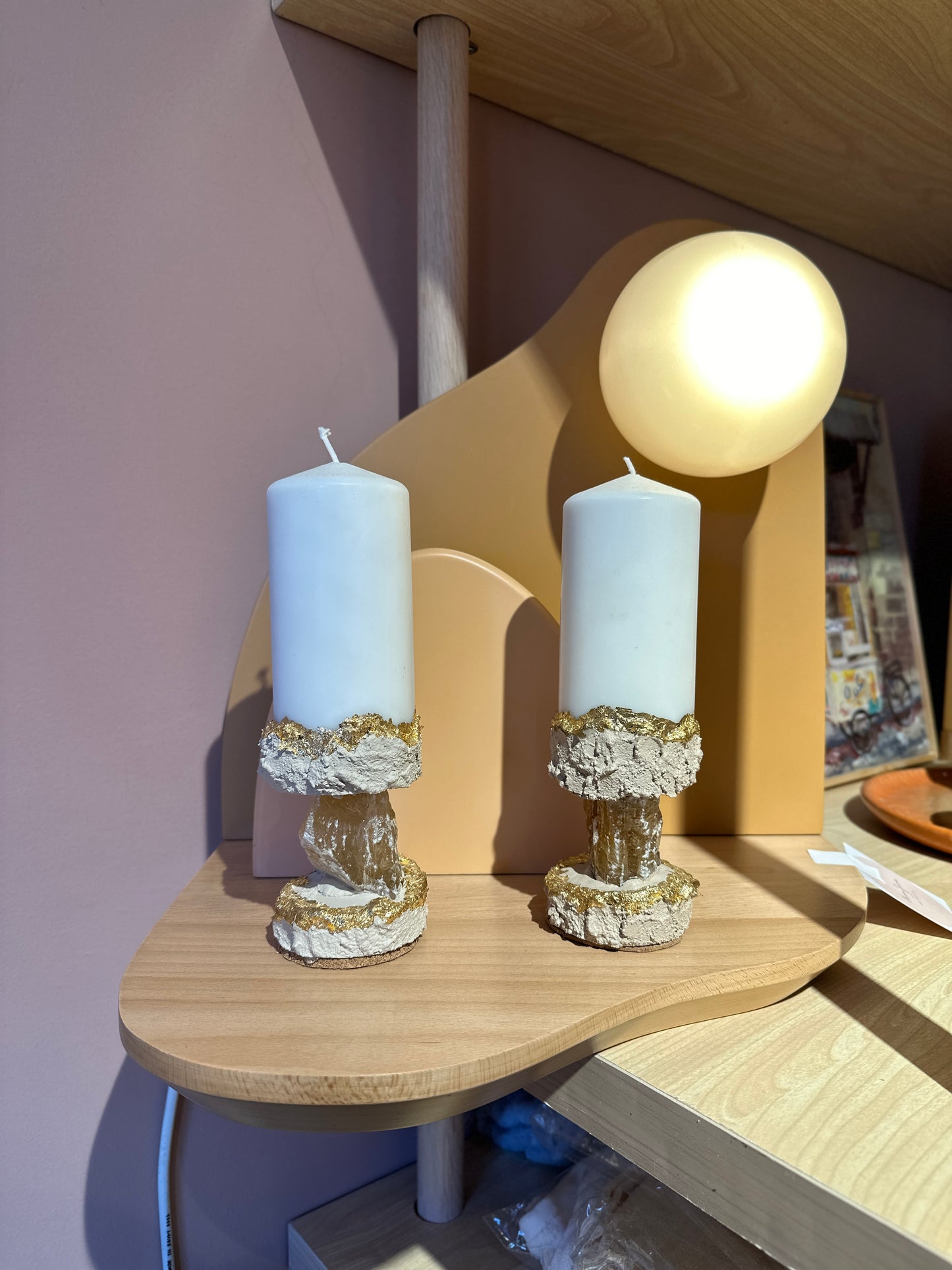 Wave bedside table