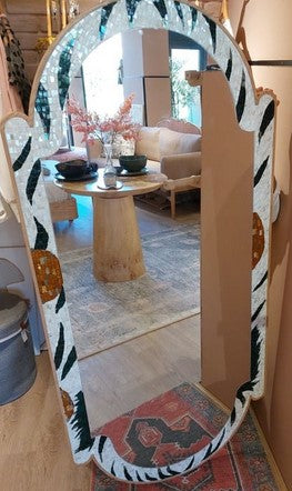 Lotus Mosaic Mirror