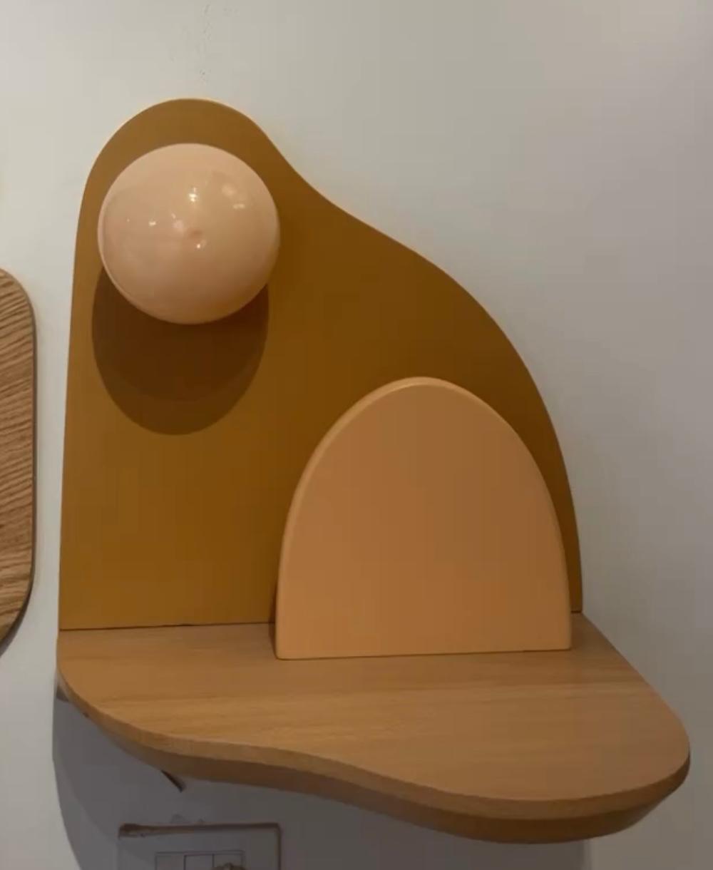 Wave bedside table