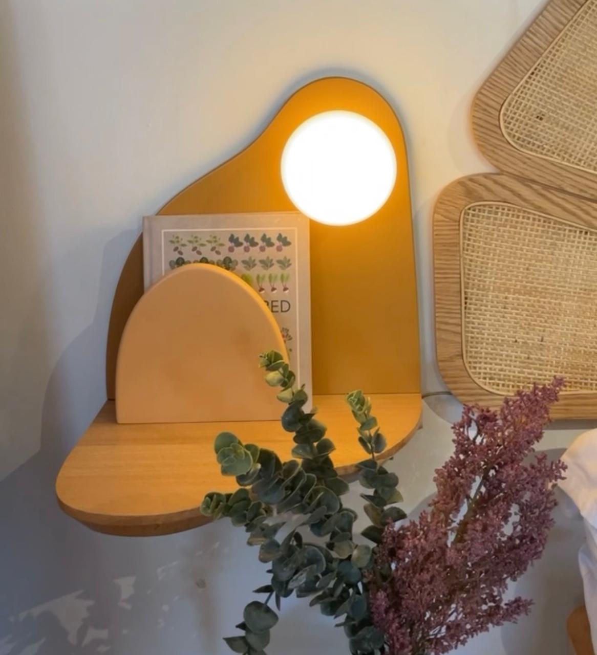 Wave bedside table