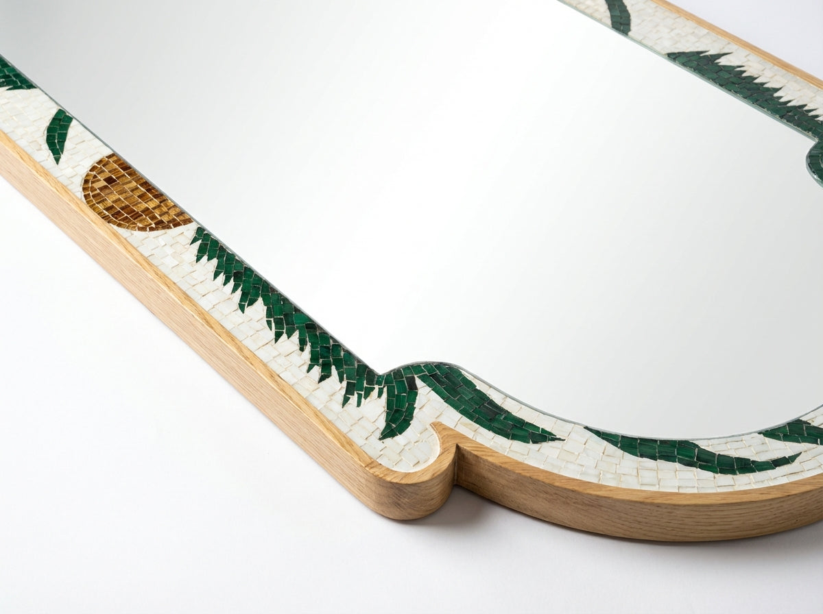 Lotus  Mosaic Mirror