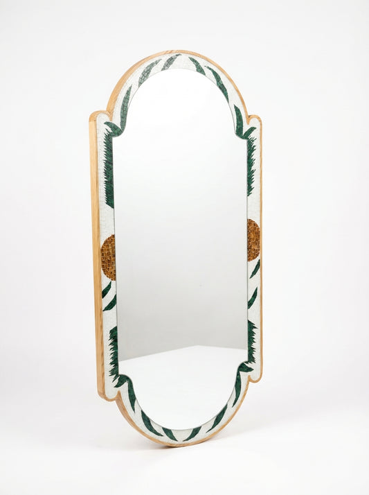 Lotus  Mosaic Mirror