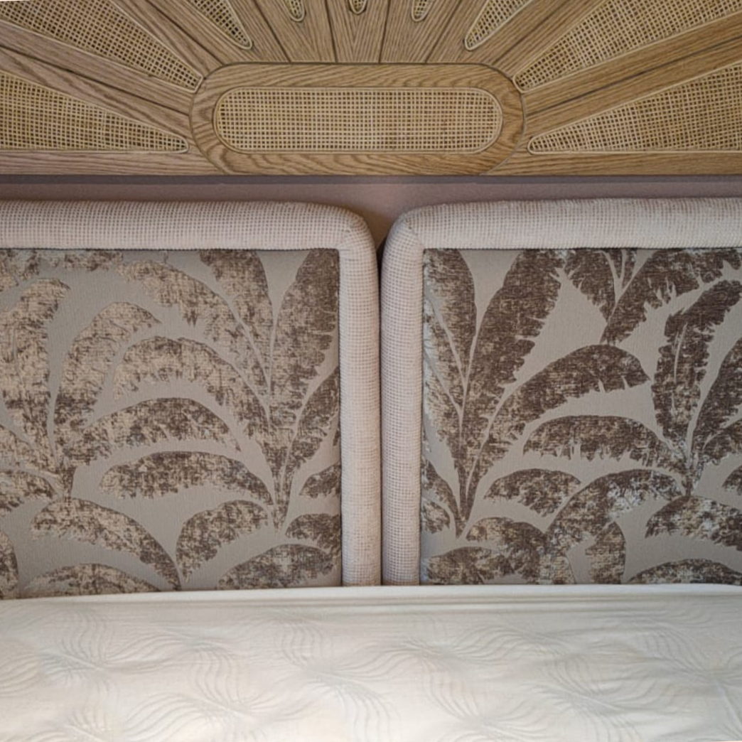 Upholstered head board