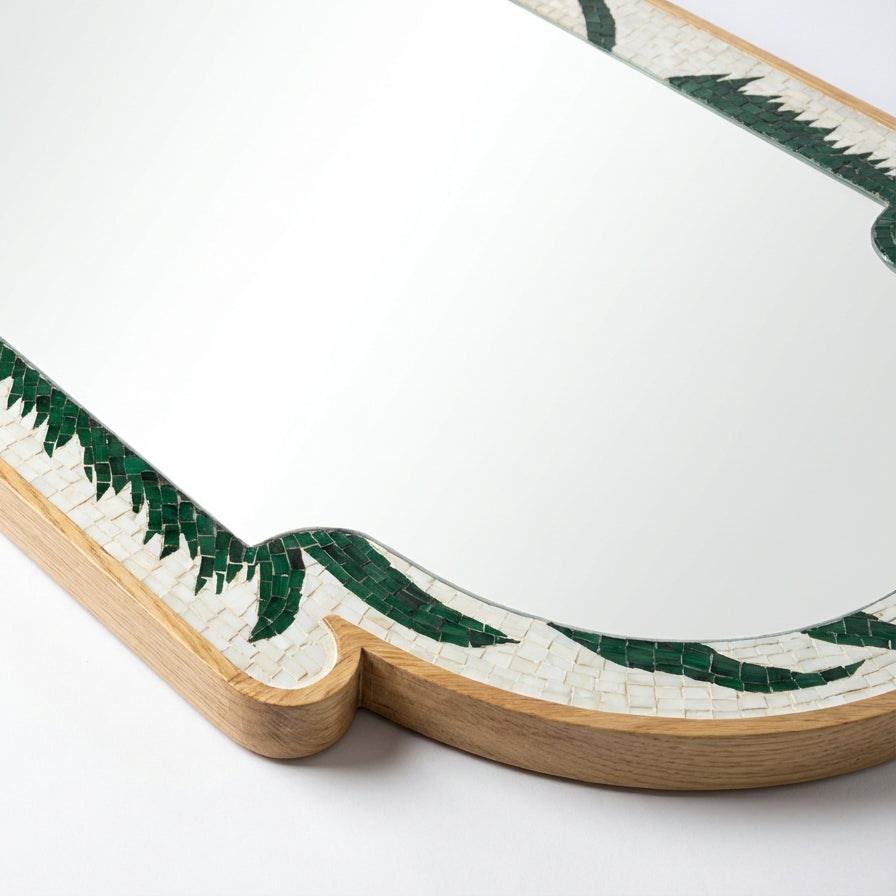 Lotus Mosaic Mirror