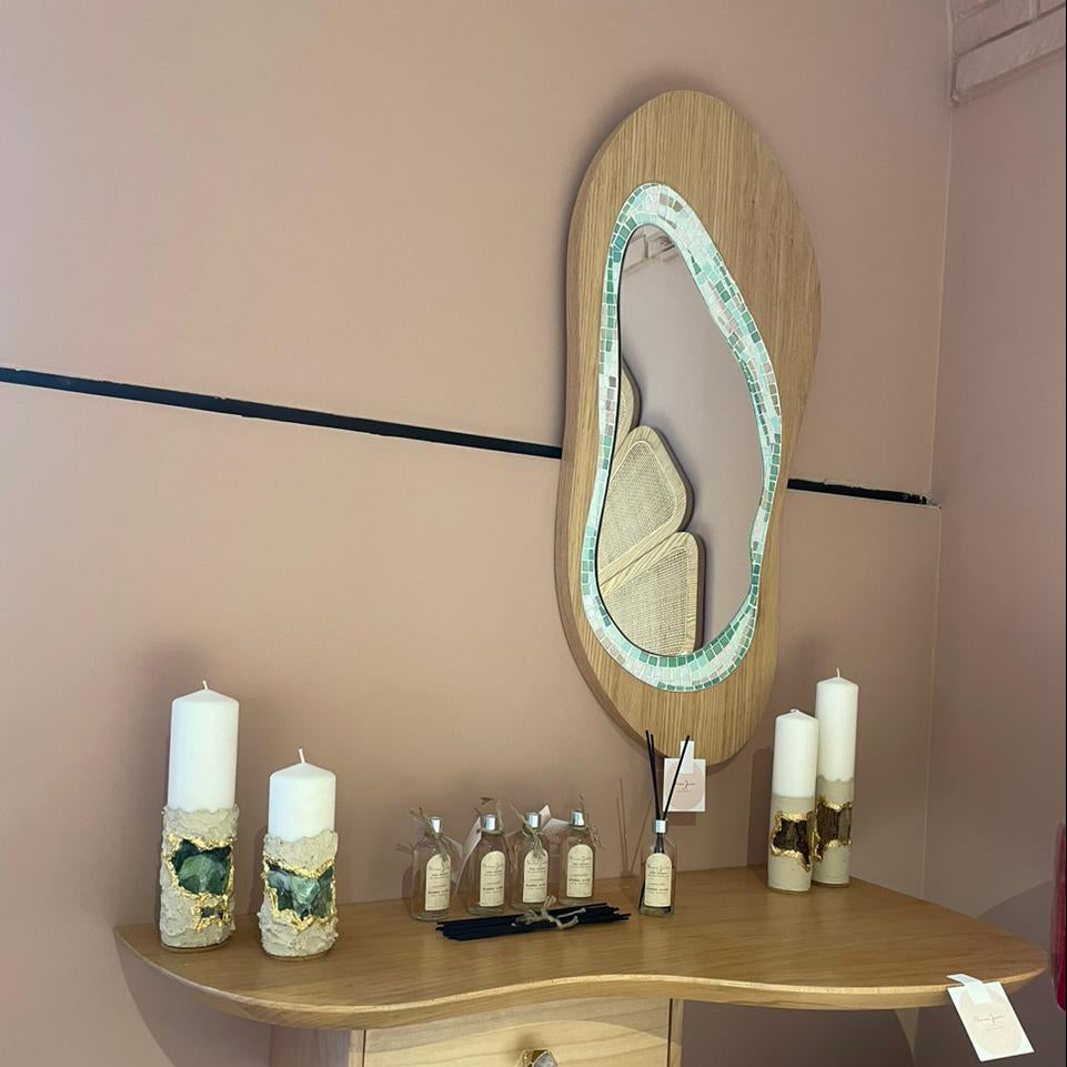 Organic Mosaic Mirror