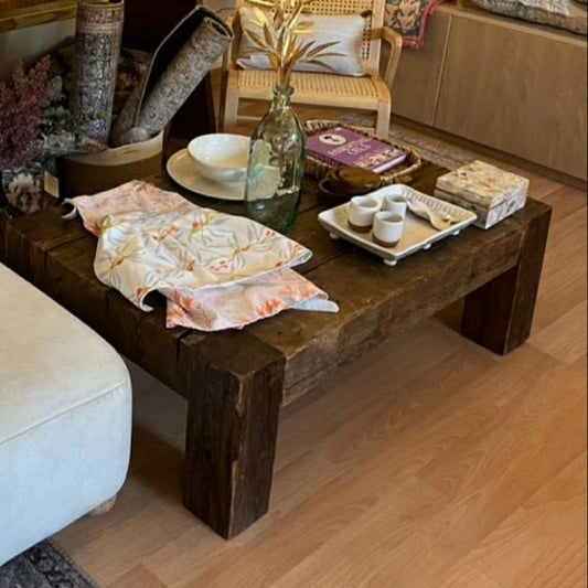 Rough rectangular  coffee table